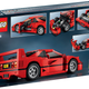 Illustration for article titled Legos Gorgeous New Ferrari F40 Even Has a Removable V8 Engine
